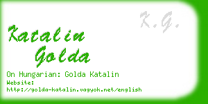 katalin golda business card